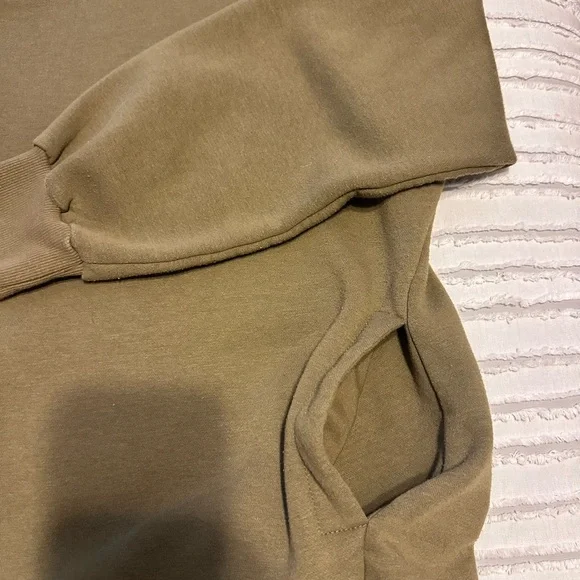 Zenana Outfitters Olive Fleece 2PC Sweatshirt and Pants Set - Picture 10 of 12